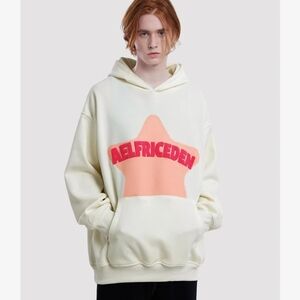Aelfric Eden Cream and Pink Star Hoodie